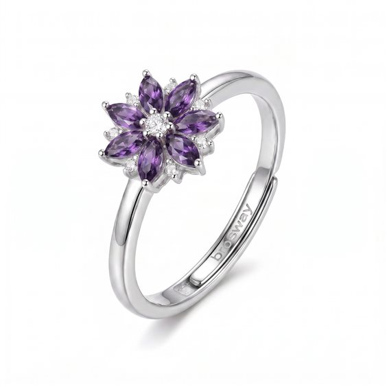 Ring Brosway Woman FANCY - MAGIC PURPLE in Silver FMP140 - FMP140